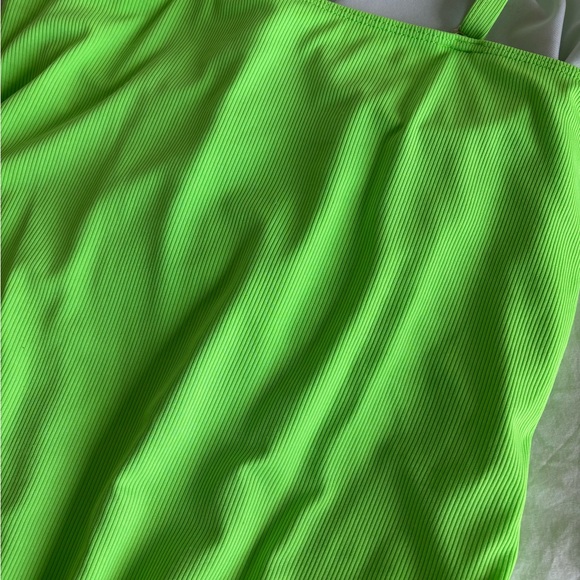 Neon Green One Piece Swimsuit 2xl - Picture 3 of 5